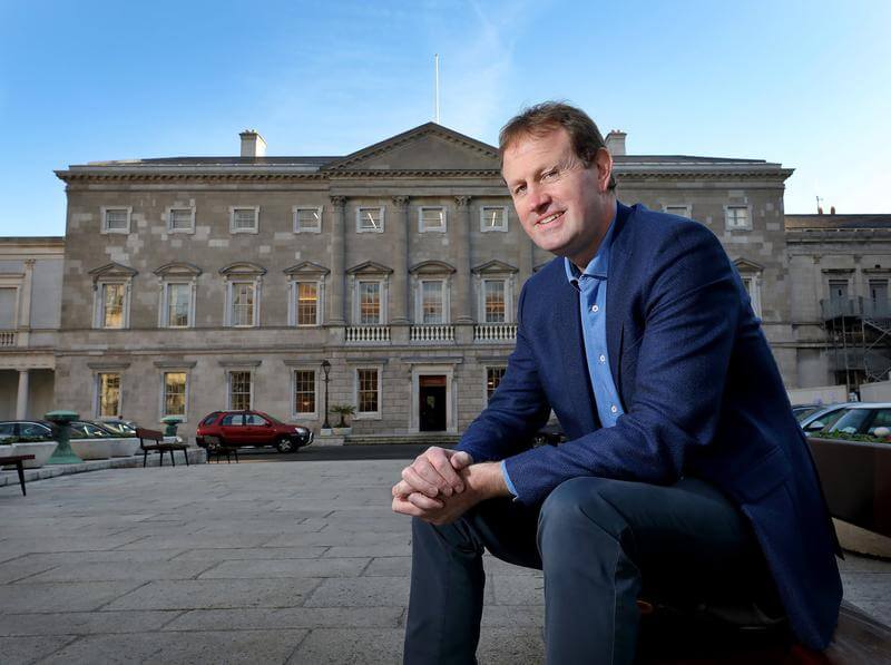 Jim O’Callaghan at Leinster House. Photo: Frank McGrath