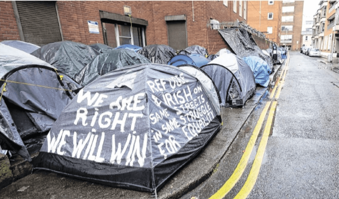 O`Gorman has created blight with tent city says FFTD